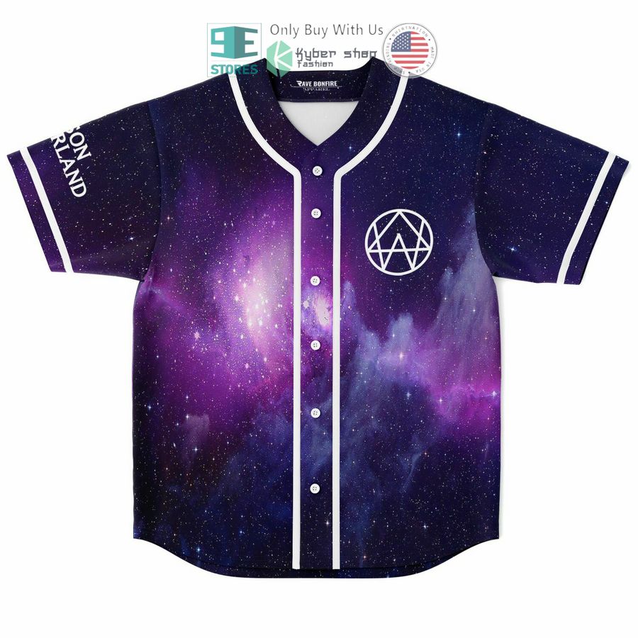 BEST Alison Wonderland violet galaxy Baseball Jersey