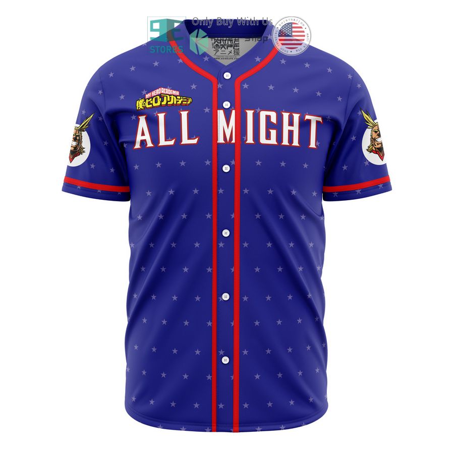 BEST All Might My Hero Academia Baseball Jersey