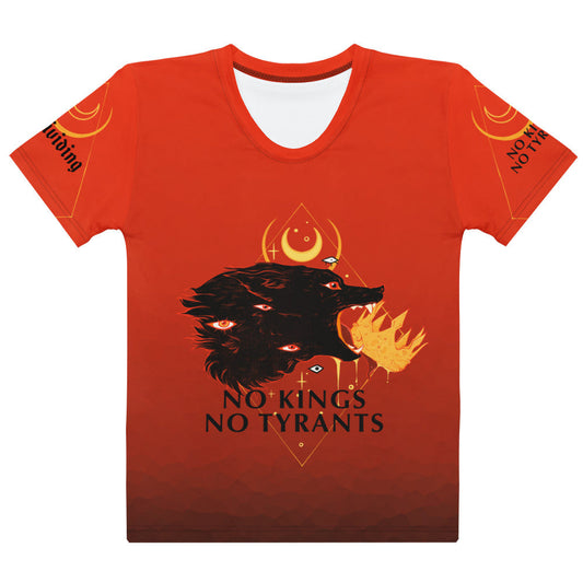 No Kings No Tyrants, Women's Sublimation T-Shirt Hoodie, Sweatshirt | WearSparks.com (Image 1)