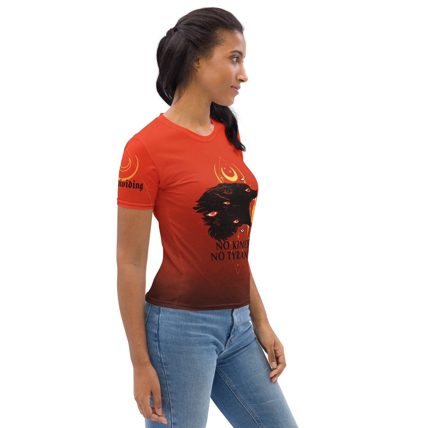 No Kings No Tyrants, Women's Sublimation T-Shirt Hoodie, Sweatshirt | WearSparks.com (Image 2)