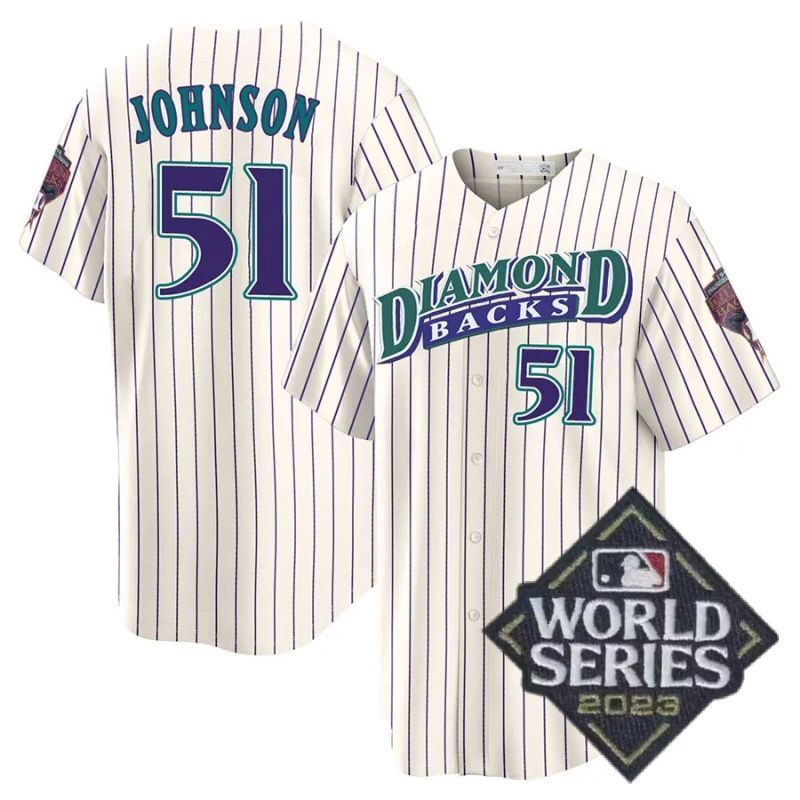 arizona diamondbacks #51 randy johnson throwback 1998 jersey