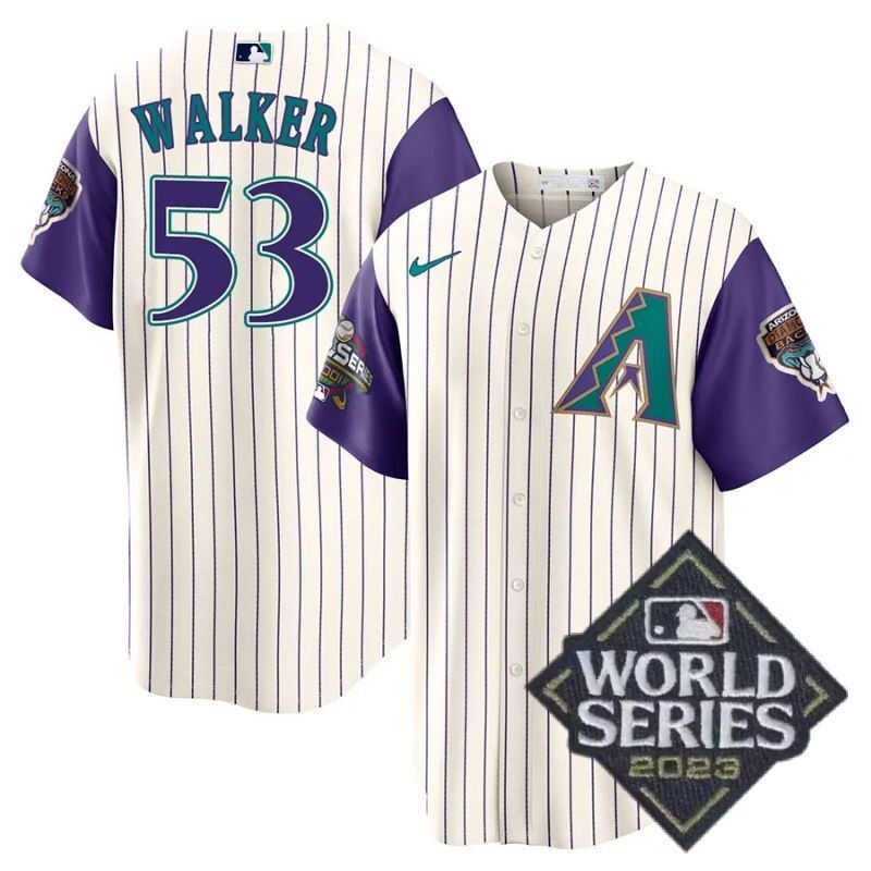 arizona diamondbacks #53 christian walker throwback 2001 cool base jersey