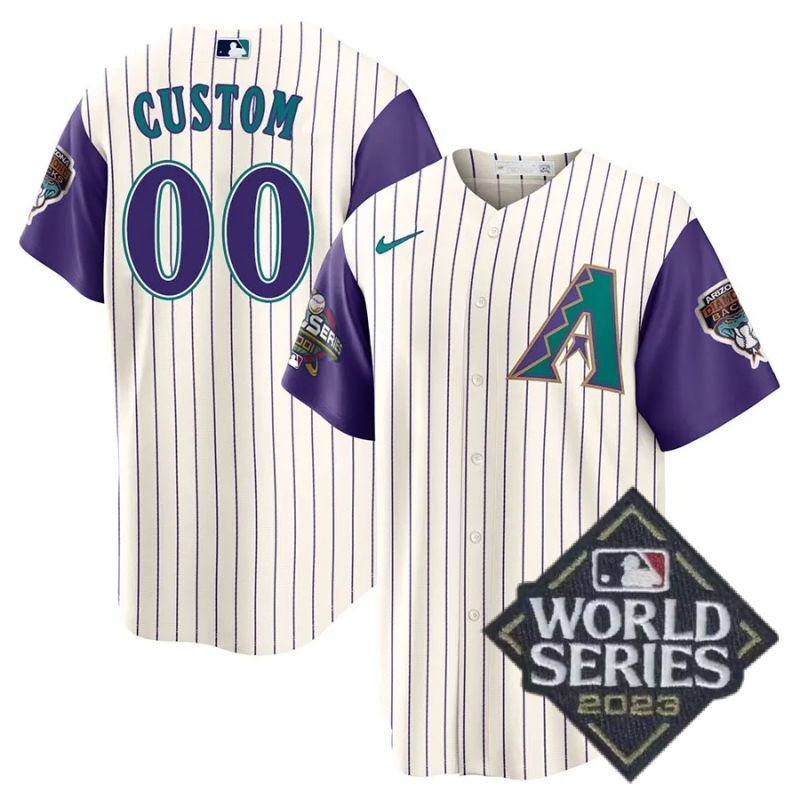 arizona diamondbacks custom jersey cool base 2001