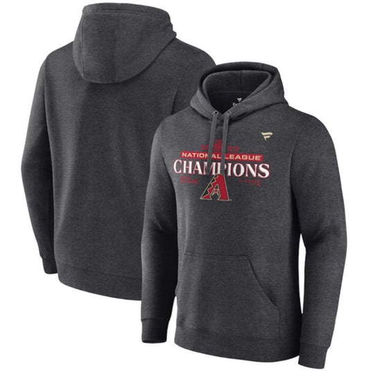 arizona diamondbacks heather charcoal 2023 national league champions locker room3