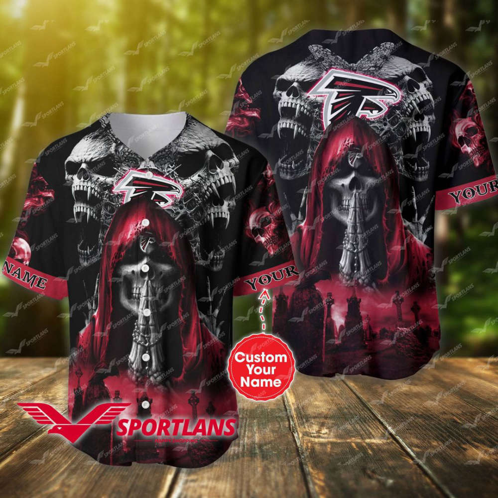 Atlanta Falcons Personalized Baseball Jersey Gift For Men Women - lylyprint.com T-Shirts, Hoodie, Sweatshirt (Image 2)