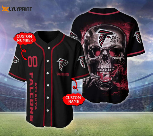 Atlanta Falcons Personalized Baseball Jersey Fan Gifts - lylyprint.com T-Shirts, Hoodie, Sweatshirt (Image 1)