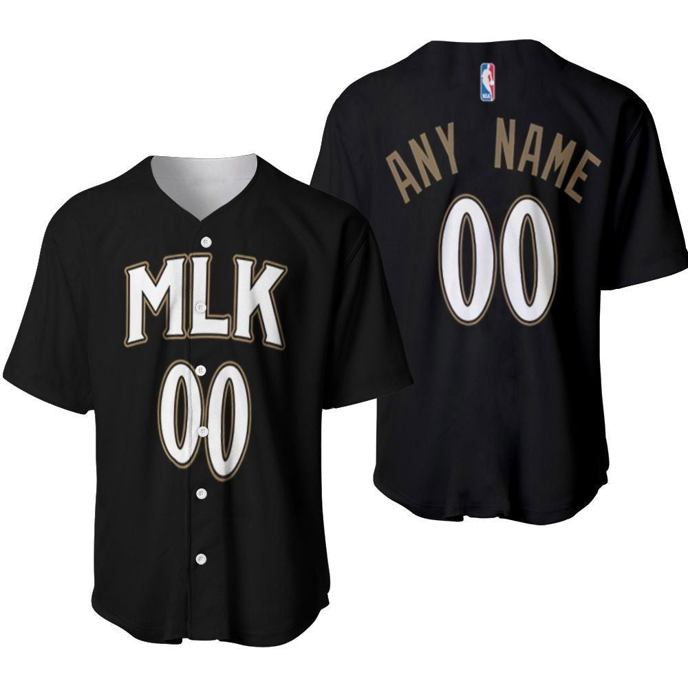 Atlanta Hawks Basketball Black Baseball Jersey Gifts for Fans - lylyprint.com T-Shirts, Hoodie, Sweatshirt (Image 2)