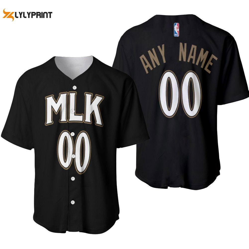 Atlanta Hawks Basketball Black Baseball Jersey Gifts for Fans - lylyprint.com T-Shirts, Hoodie, Sweatshirt (Image 1)