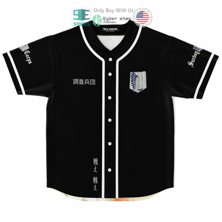 BEST Attack On Titan Baseball Jersey