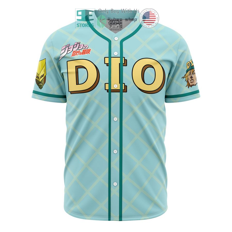 BEST Auratic Dio Jojo's Bizarre Adventure Baseball Jersey