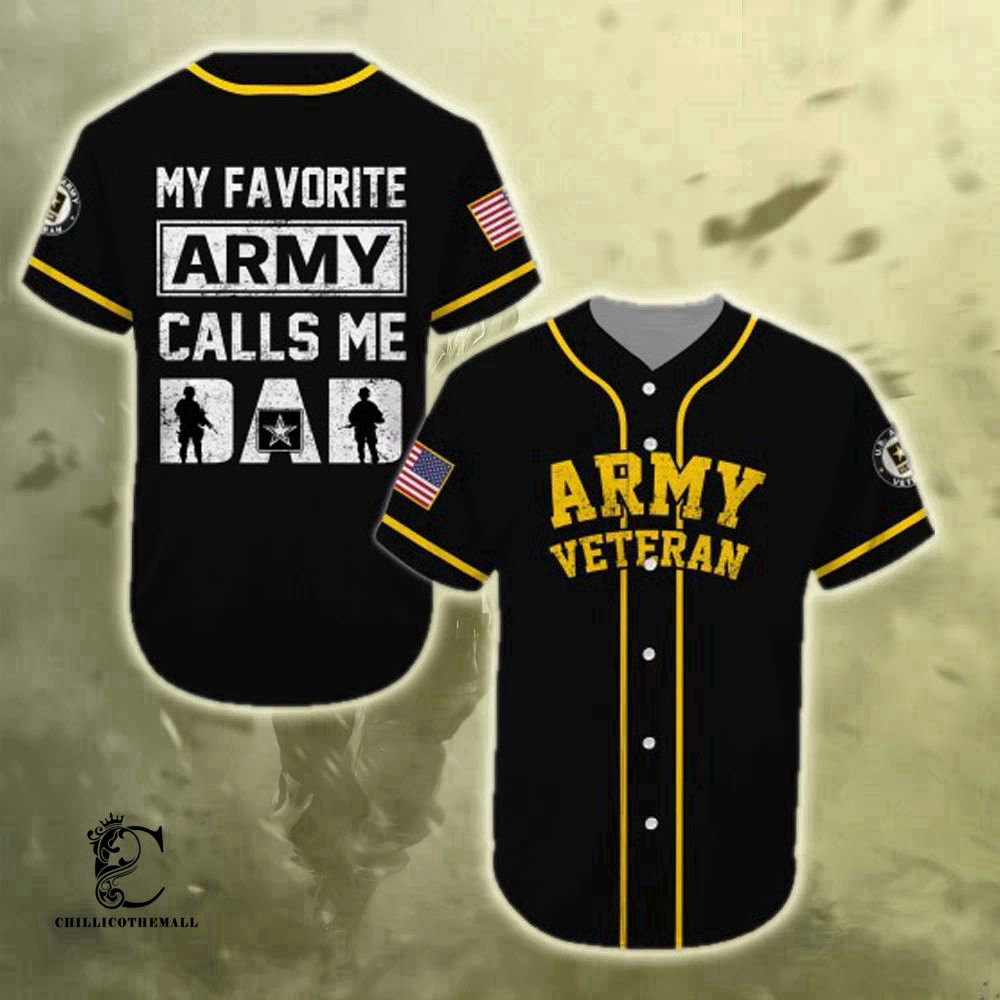 Authentic United States Army Veteran Baseball Jersey: Show Your Pride!