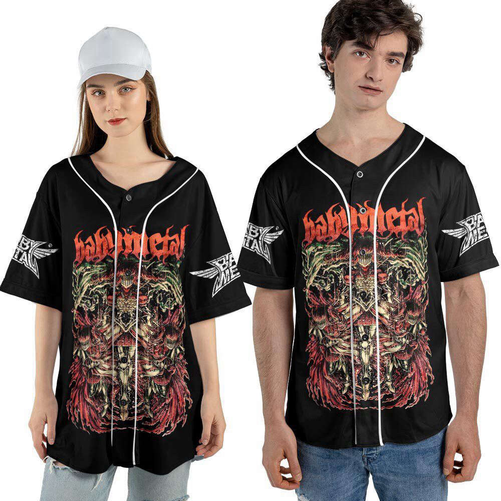 Babymetal US Tour 2023 Kpop Jersey Baseball, Kpop Baseball Jersey For Men Women - lylyprint.com T-Shirts,... (Image 3)