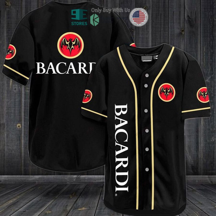 BEST Bacardi logo Baseball Jersey