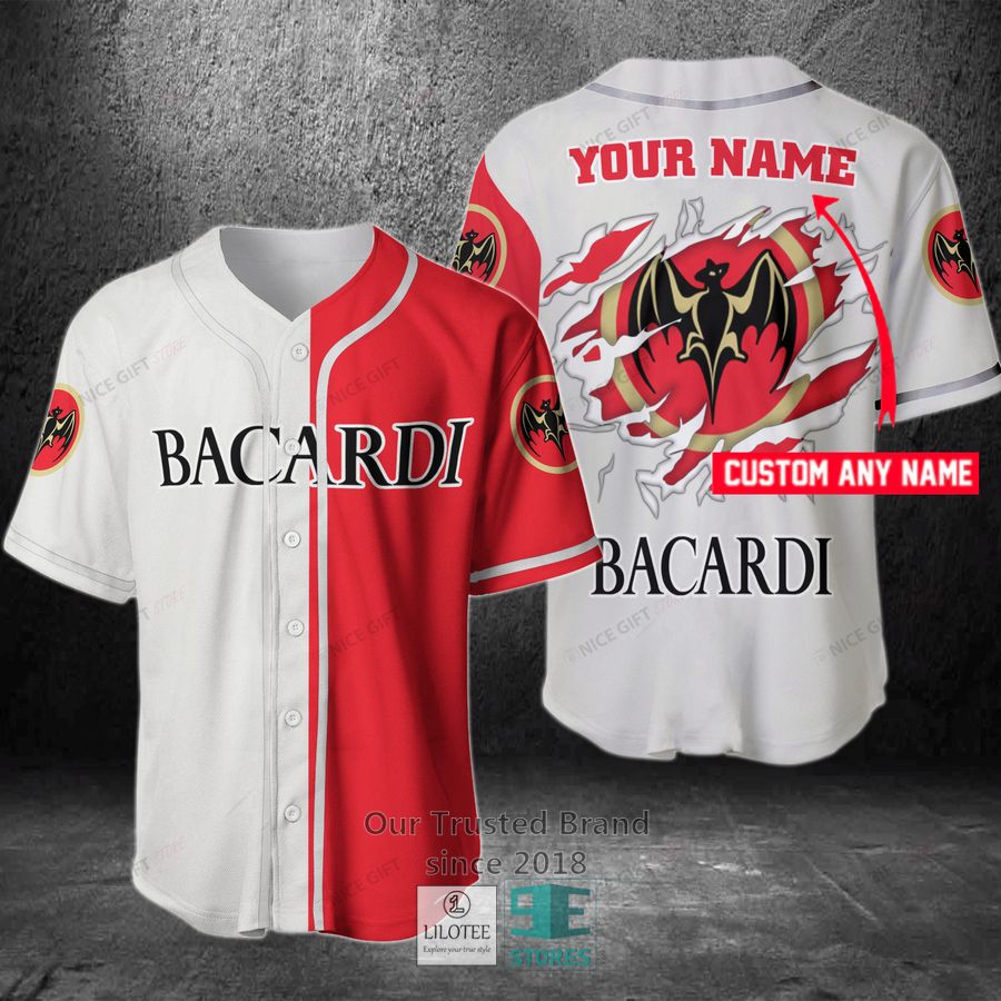 Bacardi Your Name Baseball Jersey