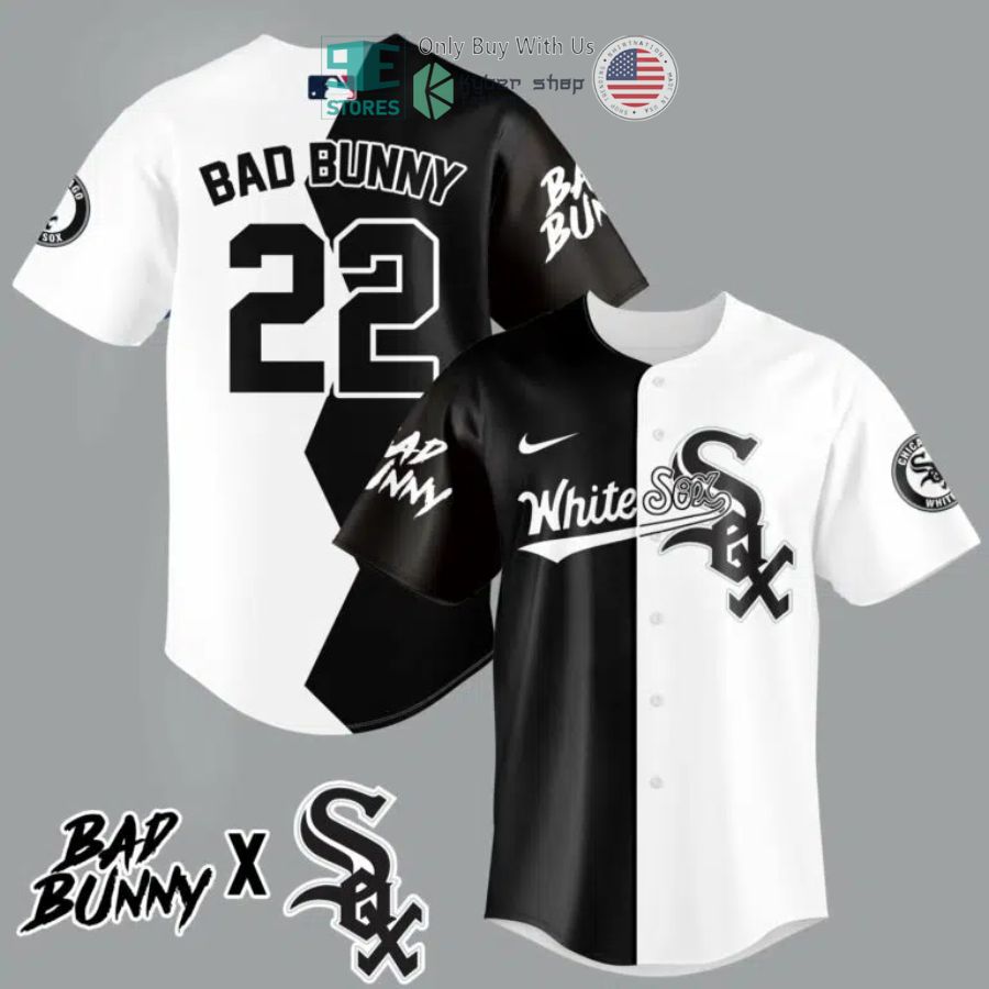 BEST Bad Bunny and Boston Red Soand Baseball Jersey