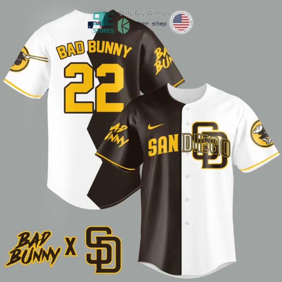 BEST Bad Bunny and San Diego Padres Baseball Jersey