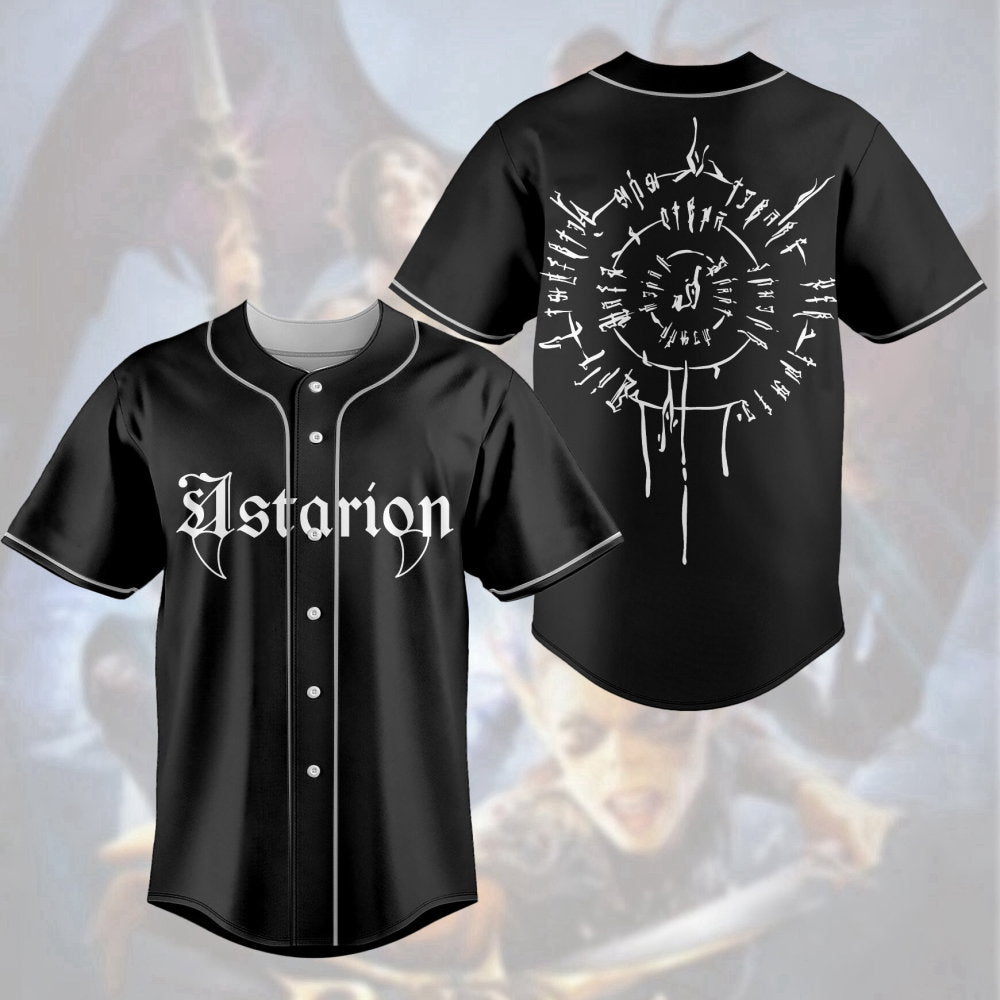 Baldur s Gate 3 Adventure Awaits Baseball Jersey – Astarion High Elf Shirt Video Game Dungeon Master Gift