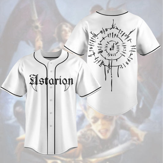 Baldur s Gate 3 Adventure Awaits Baseball Jersey – Astarion High Elf Shirt Video Game Dungeon Master Gift
