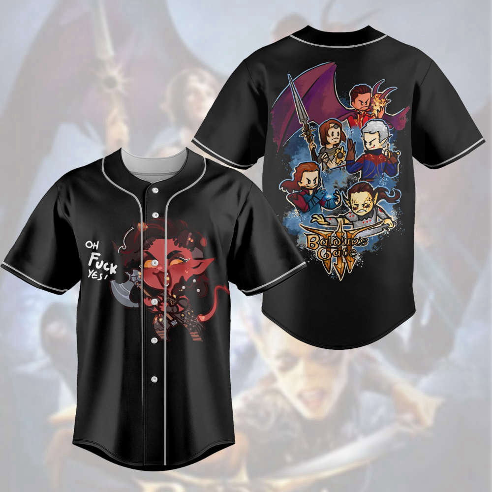 Baldur s Gate 3 Baseball Jersey: Astarion High Elf Shirt for Dungeon Master Fans