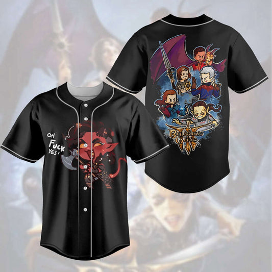 Baldur s Gate 3 Baseball Jersey: Astarion High Elf Shirt for Dungeon Master Fans