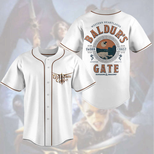 Baldur s Gate 3 Baseball Jersey Astarion High Elf Shirt – Video Game Jersey Perfect Gift for Fans