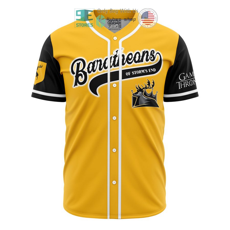 BEST Baratheons of Storm's End Game of Thrones Baseball Jersey