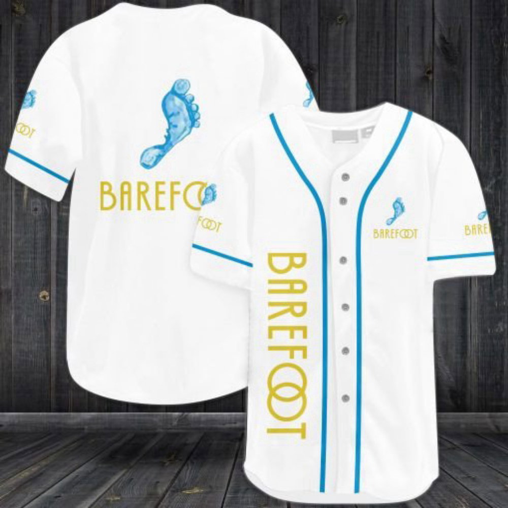 Barefoot Chardonnay 6k757 Baseball Jersey