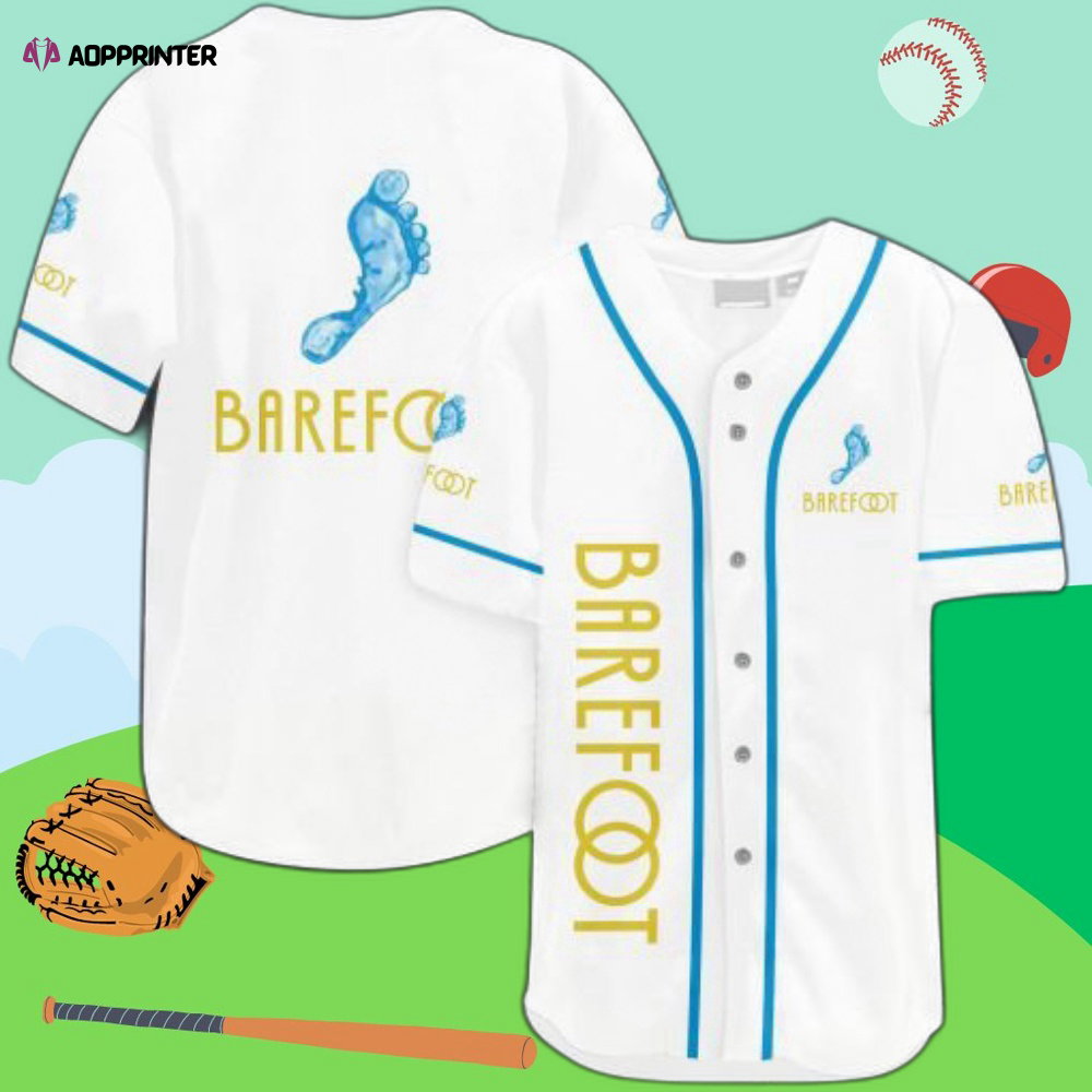 Barefoot Chardonnay 6k757 Baseball Jersey