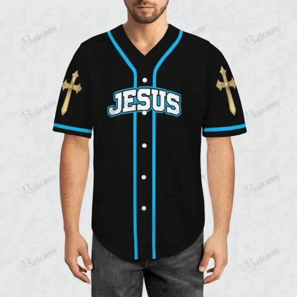 Baseball Tee Miraculous lion with a shining cross Baseball Jersey 137