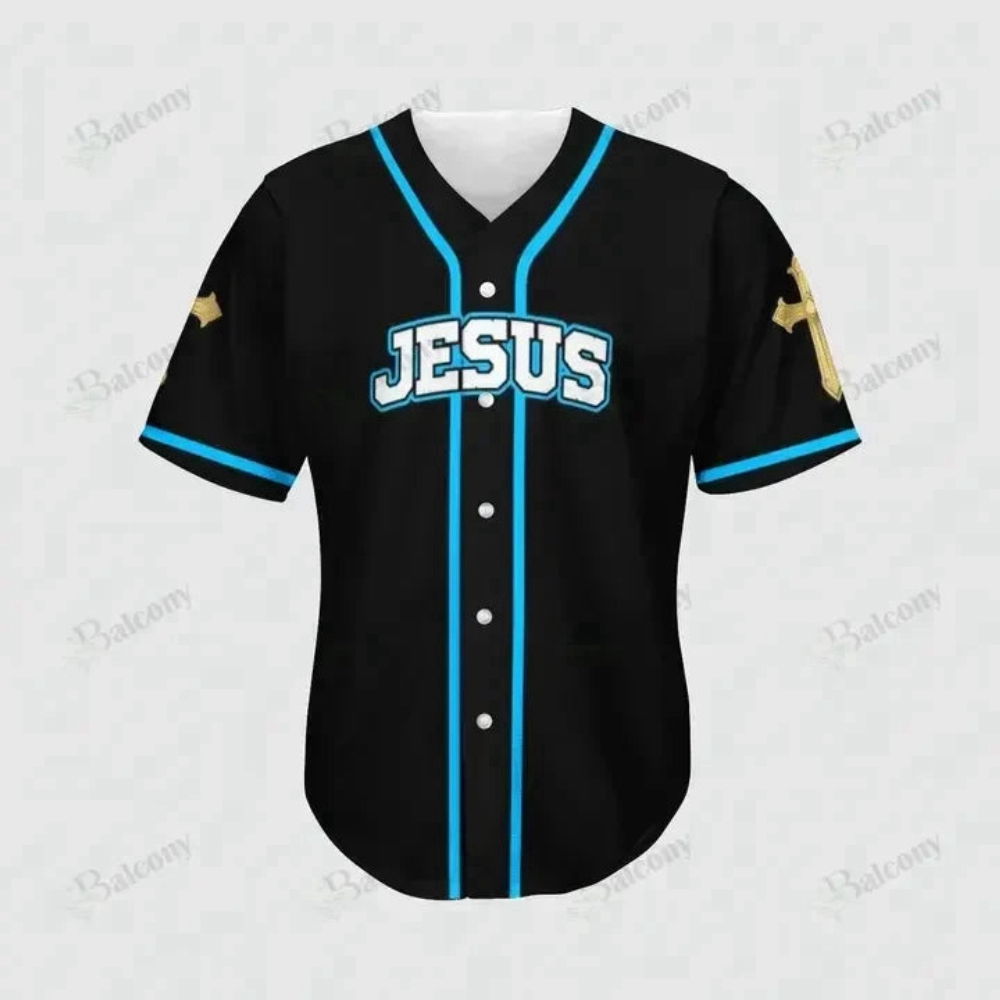 Baseball Tee Miraculous lion with a shining cross Baseball Jersey 137 (Image 3)