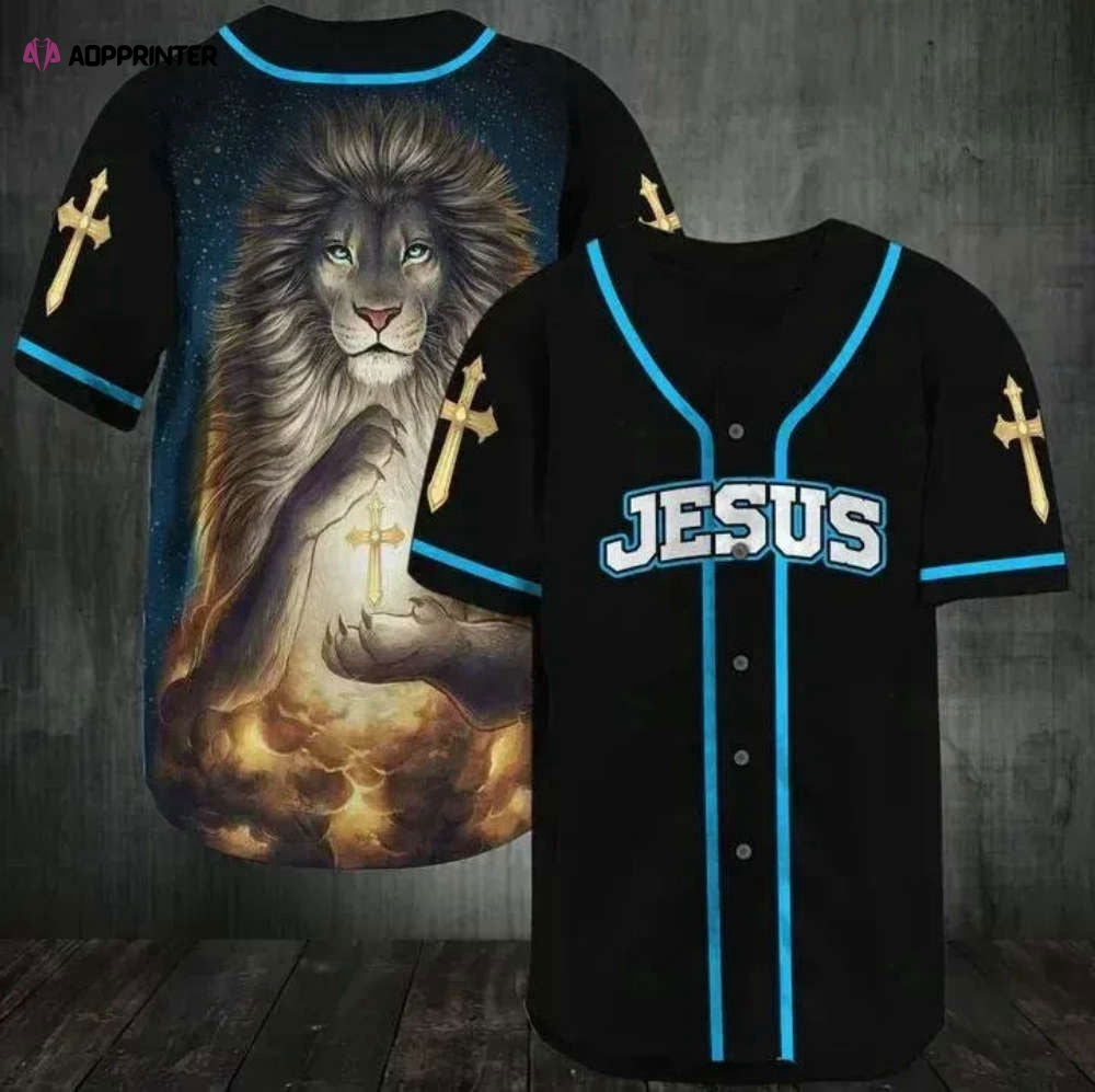 Baseball Tee Miraculous lion with a shining cross Baseball Jersey 137 (Image 1)