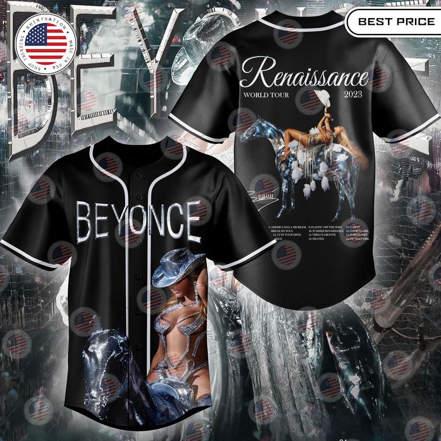 BEST Beyonce Renaissance world tour 2023 Baseball Jersey