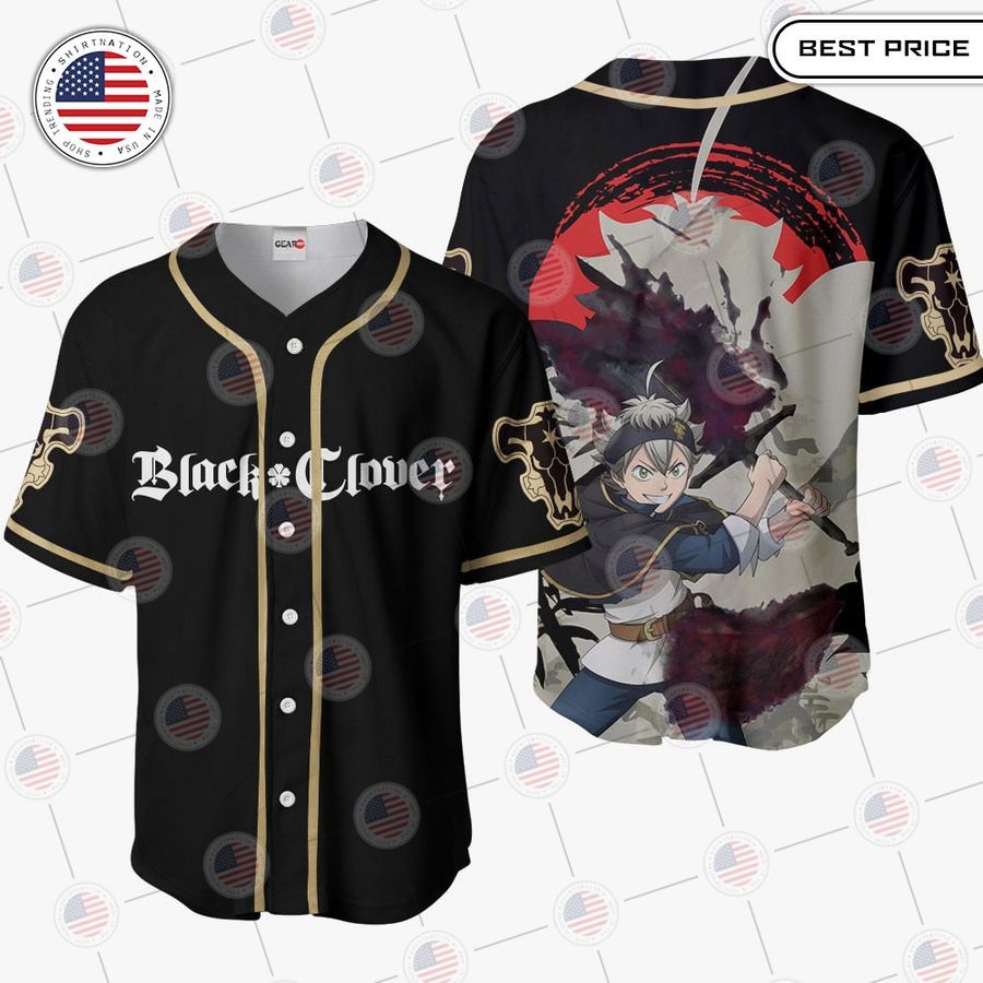 BEST Black Clover Asta Baseball Jersey