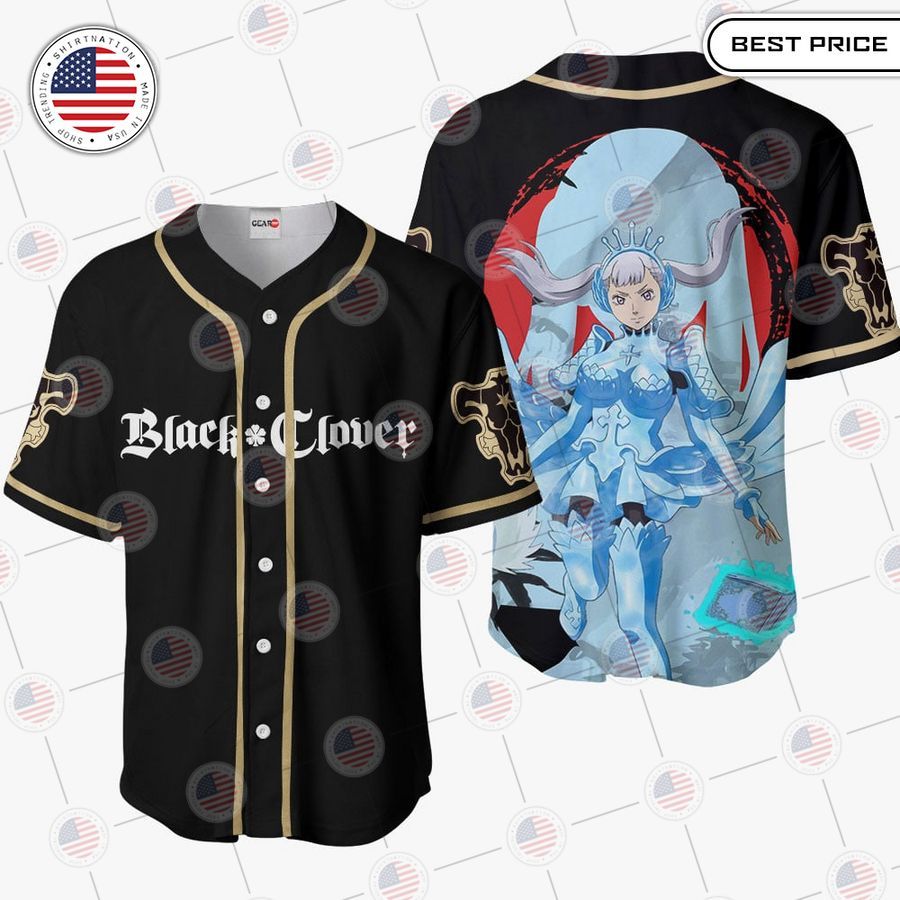 BEST Black Clover Noelle Silva Baseball Jersey