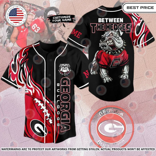 BEST Georgia Bulldogs Between the Hedges Custom Jersey