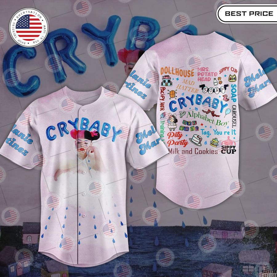 BEST Melanie Martinez Cry Baby Baseball Jersey