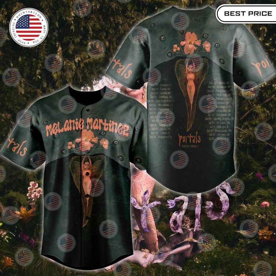BEST Melanie Martinez Portals green Baseball Jersey
