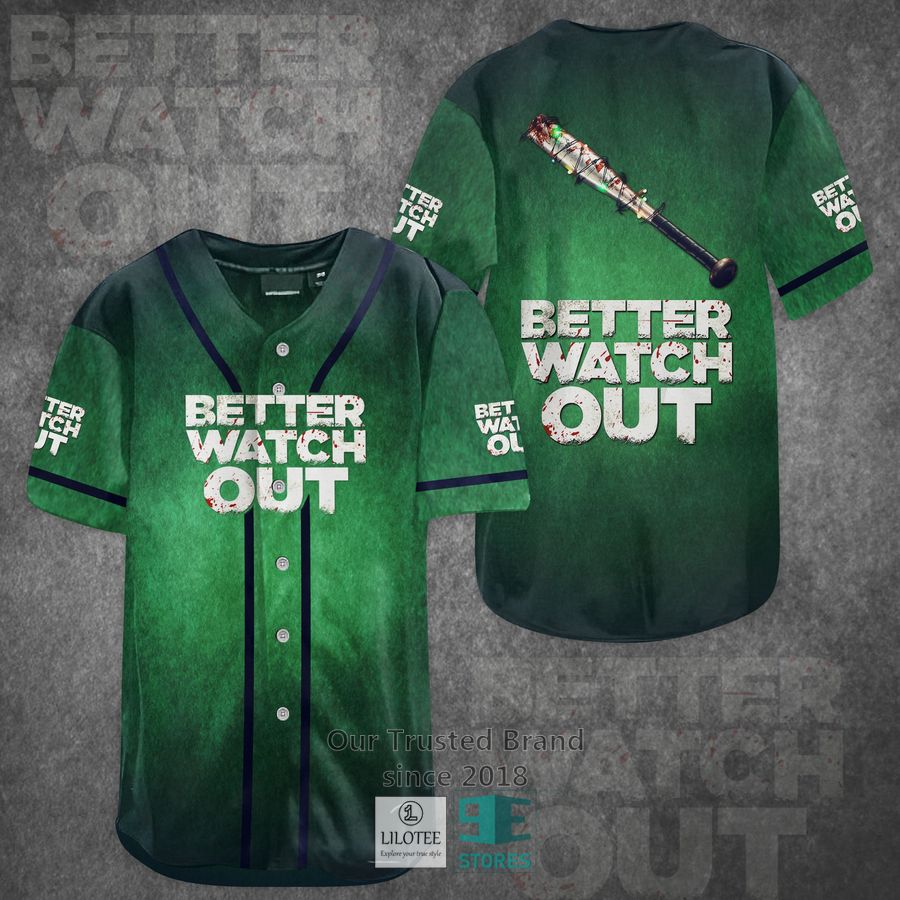 Better Watch Out Horror Movie Baseball Jersey