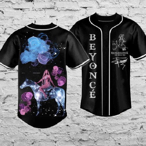 Beyonce Purple smok Baseball Jersey, Beyonce Renaissance Jersey - lylyprint.com T-Shirts, Hoodie, Sweatshirt (Image 3)