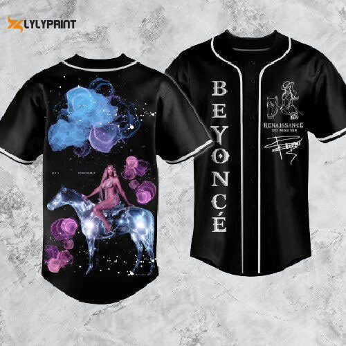 Beyonce Purple smok Baseball Jersey, Beyonce Renaissance Jersey - lylyprint.com T-Shirts, Hoodie, Sweatshirt (Image 1)