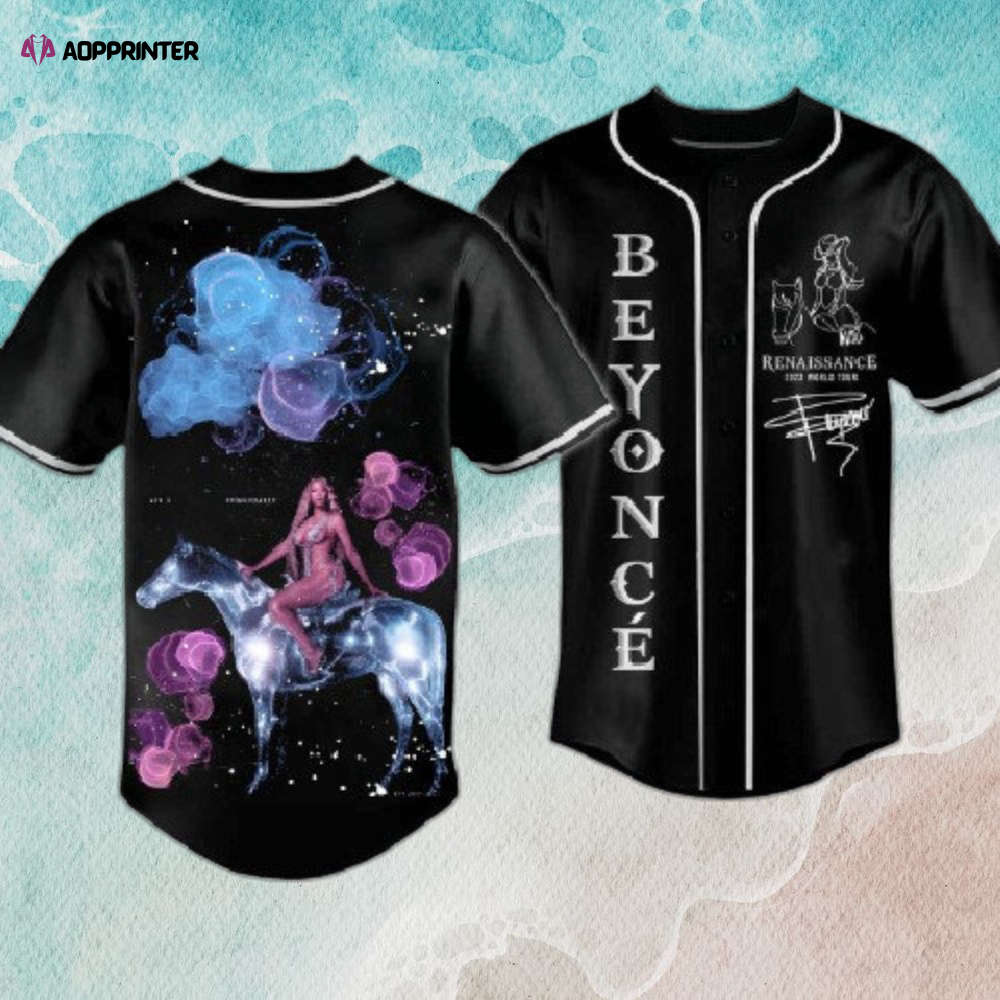 Beyonce Purple Smoke & Renaissance Baseball Jerseys: Unique and Stylish Collection