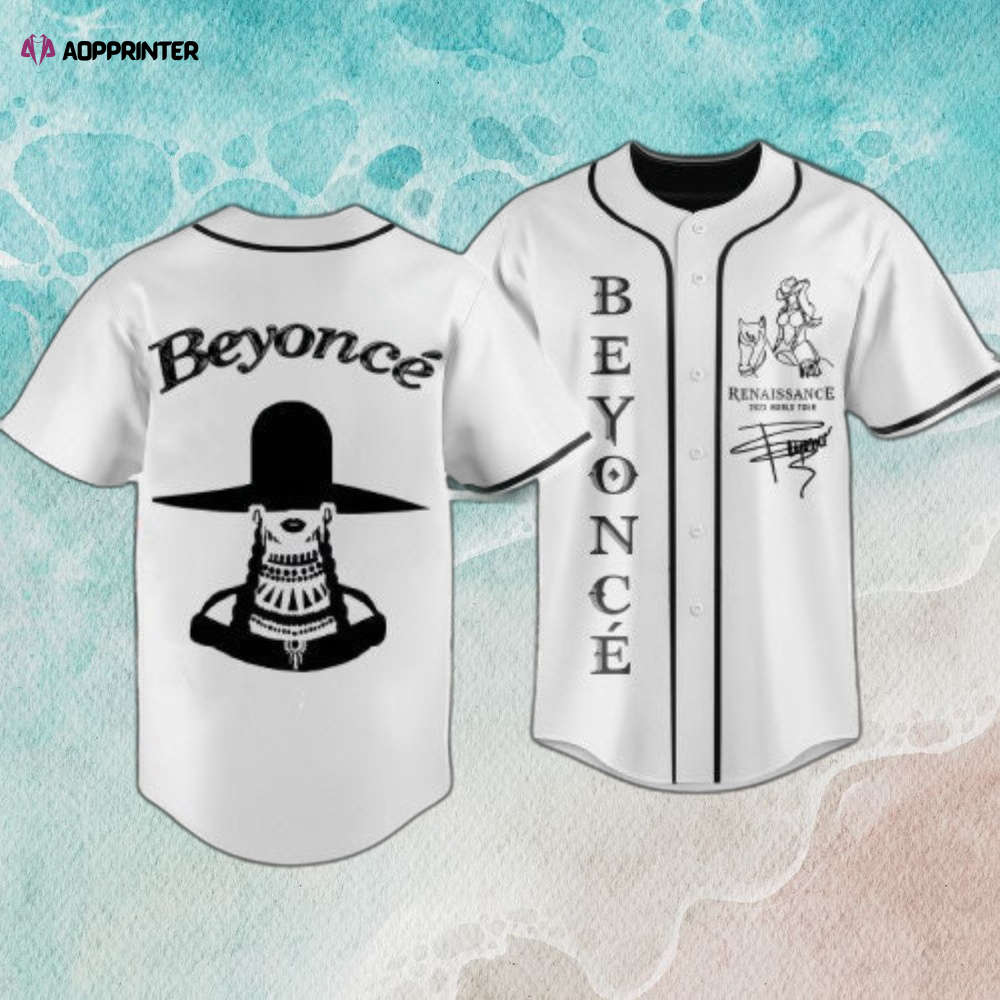 Beyonce Renaissance Tour 2023 Baseball Jersey: Concert Exclusive