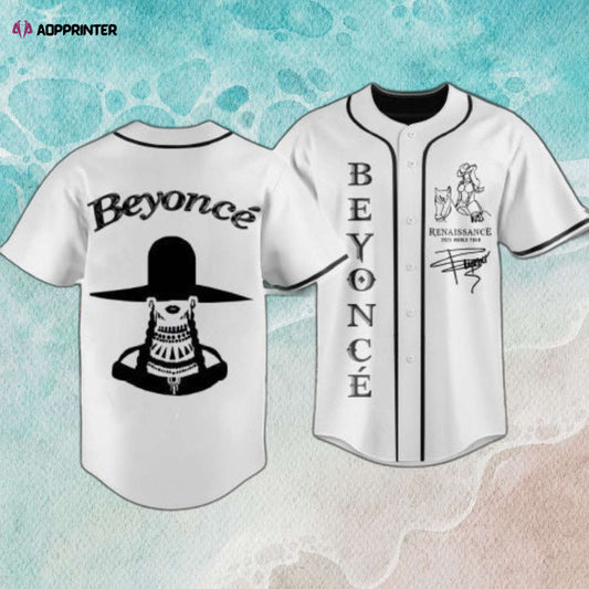 Beyonce Renaissance Tour 2023 Baseball Jersey: Concert Exclusive