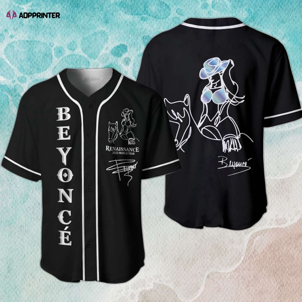 Beyonce Renaissance Tour 2023 Baseball Jersey: Exclusive Fan Merchandise