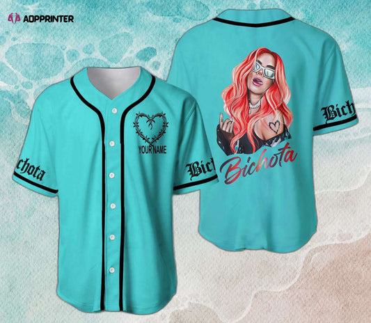 Bichotas No Lloran & Karol G Strip Love Baseball Jerseys: Trendy Tour Merch