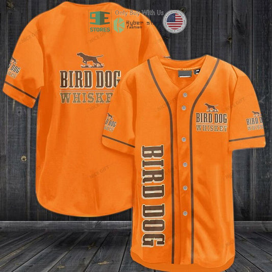 BEST Bird Dog Whiskey logo orange Baseball Jersey