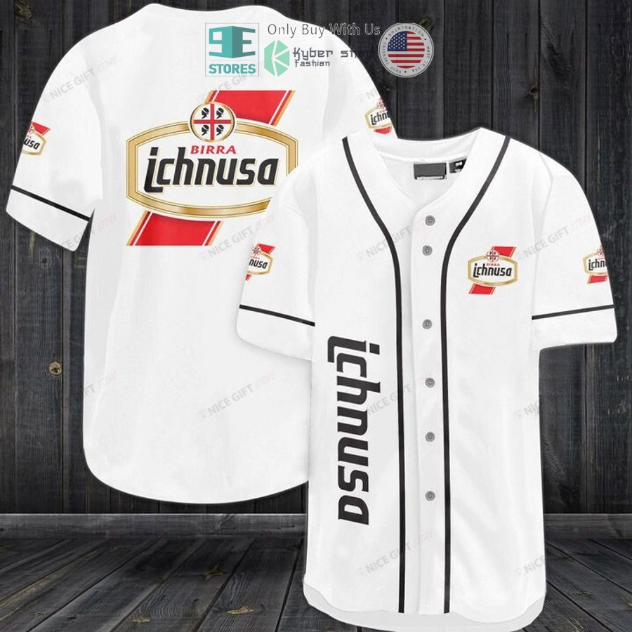 BEST Birra Ichnusa logo white Baseball Jersey