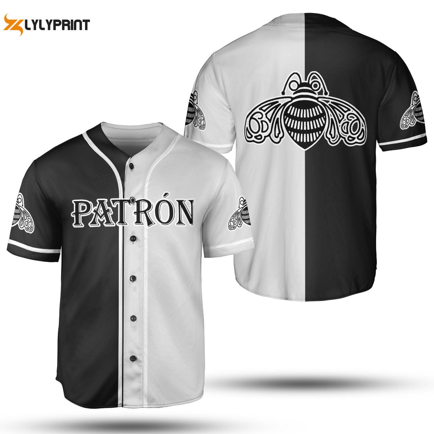 MLB Black & White Split Patron Tequila Jersey - Exclusive Baseball Collection - lylyprint.com T-Shirts, Hoodie, Sweatshirt