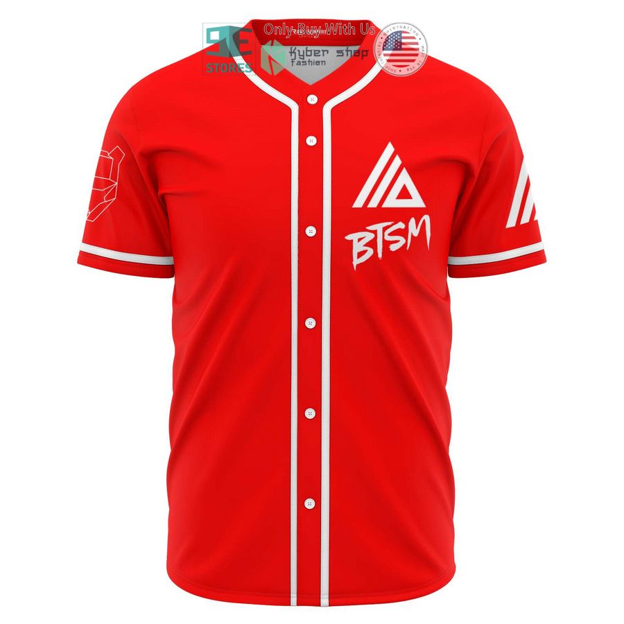 BEST Black Tiger Sex Machine X Atliens red Baseball Jersey