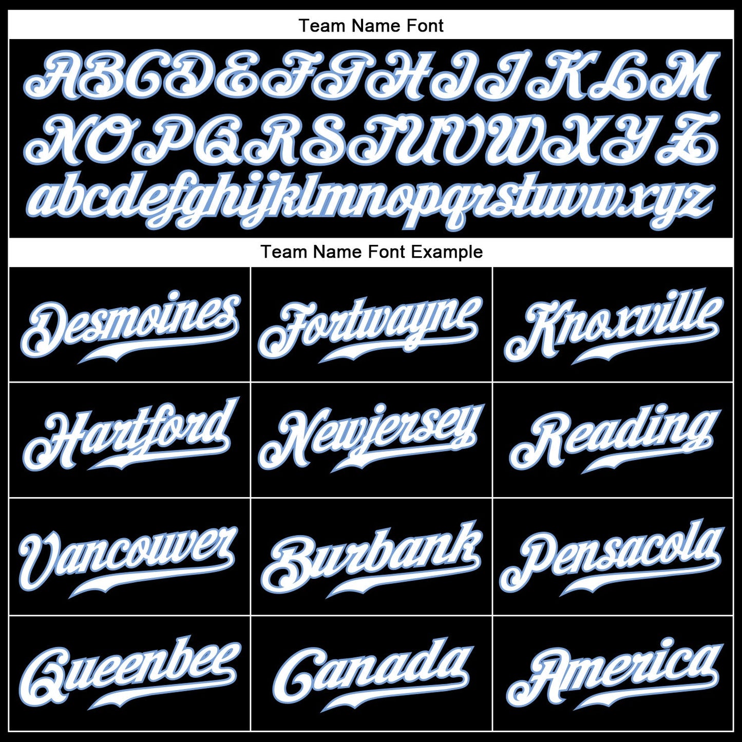 Custom Black White Pinstripe Light Blue-White Authentic Baseball Jersey